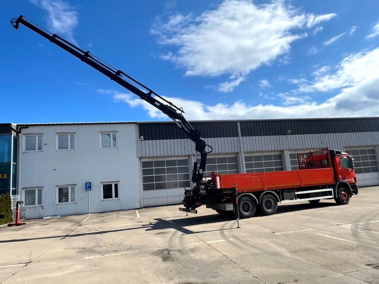 משאית צד נופל/ שטוחה, משאית מנוף Mercedes truck Actros, Haib 166, 2636: תמונה 10 משאית צד נופל/ שטוחה, משאית מנוף Mercedes truck Actros, Haib 166, 2636: תמונה 10