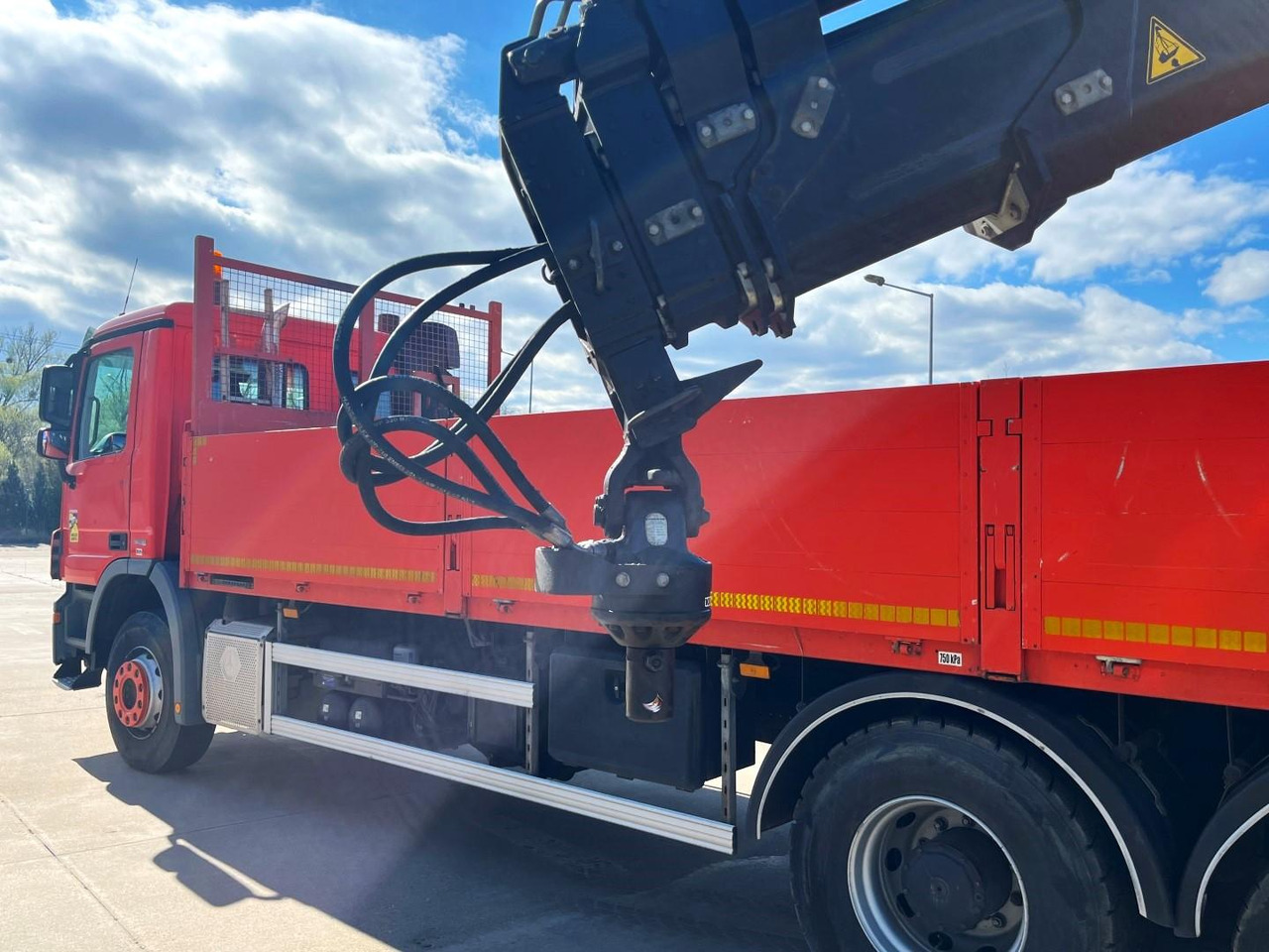 משאית צד נופל/ שטוחה, משאית מנוף Mercedes truck Actros, Haib 166, 2636: תמונה 18 משאית צד נופל/ שטוחה, משאית מנוף Mercedes truck Actros, Haib 166, 2636: תמונה 18