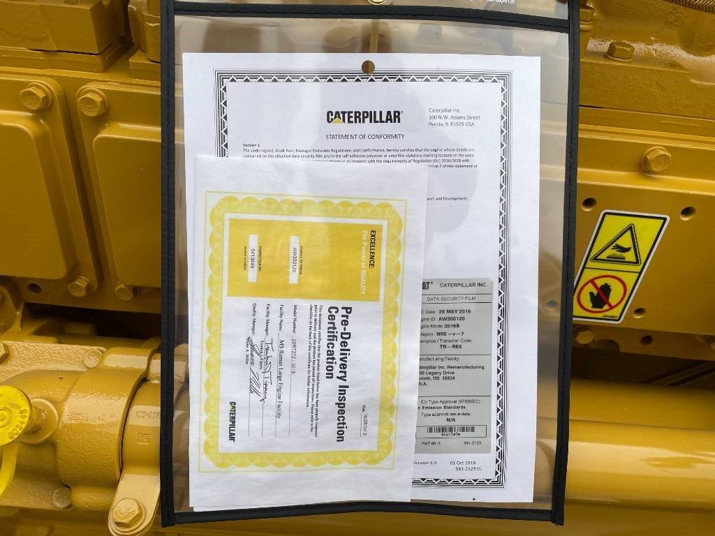 חָדָשׁ ערכת גנרטורים CAT 3516B HD - 2.500 kVA Generator - DPX-18107: תמונה 22