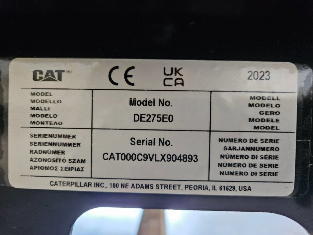 חָדָשׁ ערכת גנרטורים CAT DE275E0 - C9 - 275 kVA Generator - DPX-18020: תמונה 14