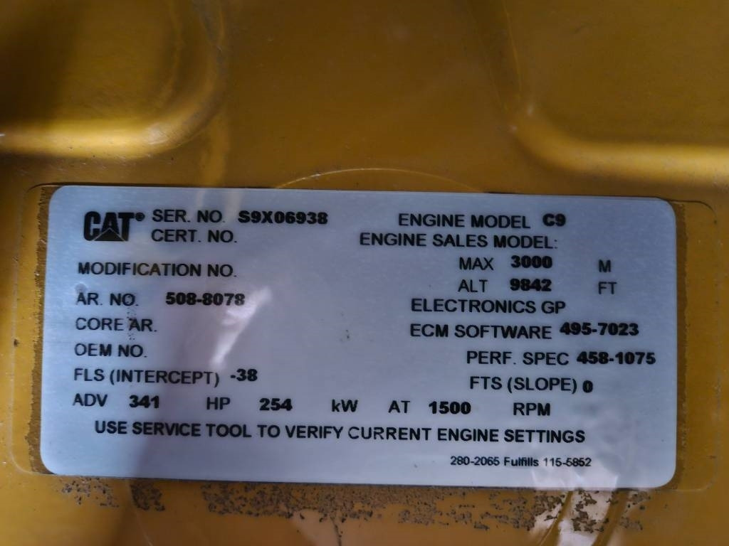 חָדָשׁ ערכת גנרטורים CAT DE275E0 - C9 - 275 kVA Generator - DPX-18020: תמונה 10