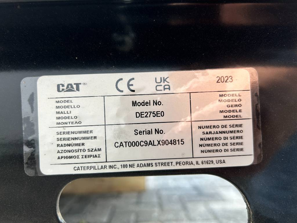 חָדָשׁ ערכת גנרטורים CAT DE275E0 - C9 - 275 kVA Generator - DPX-18020: תמונה 18