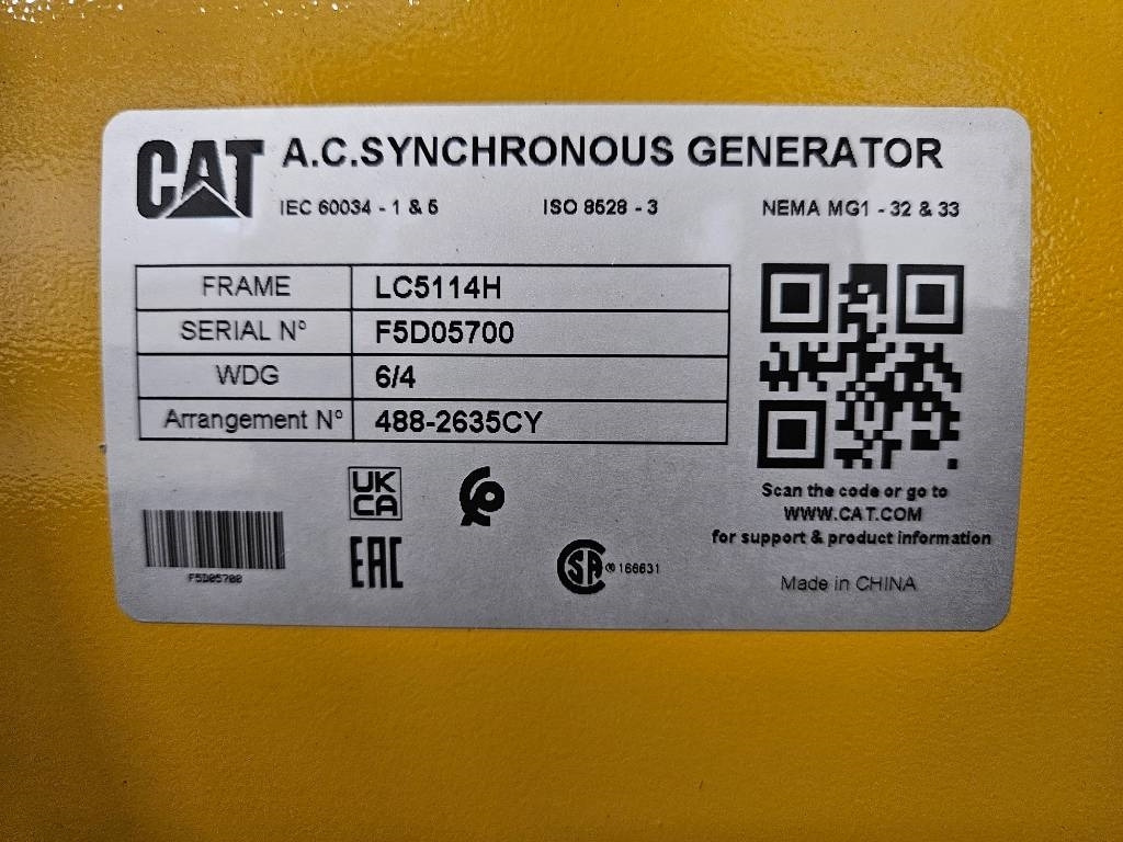 חָדָשׁ ערכת גנרטורים CAT DE275E0 - C9 - 275 kVA Generator - DPX-18020: תמונה 13