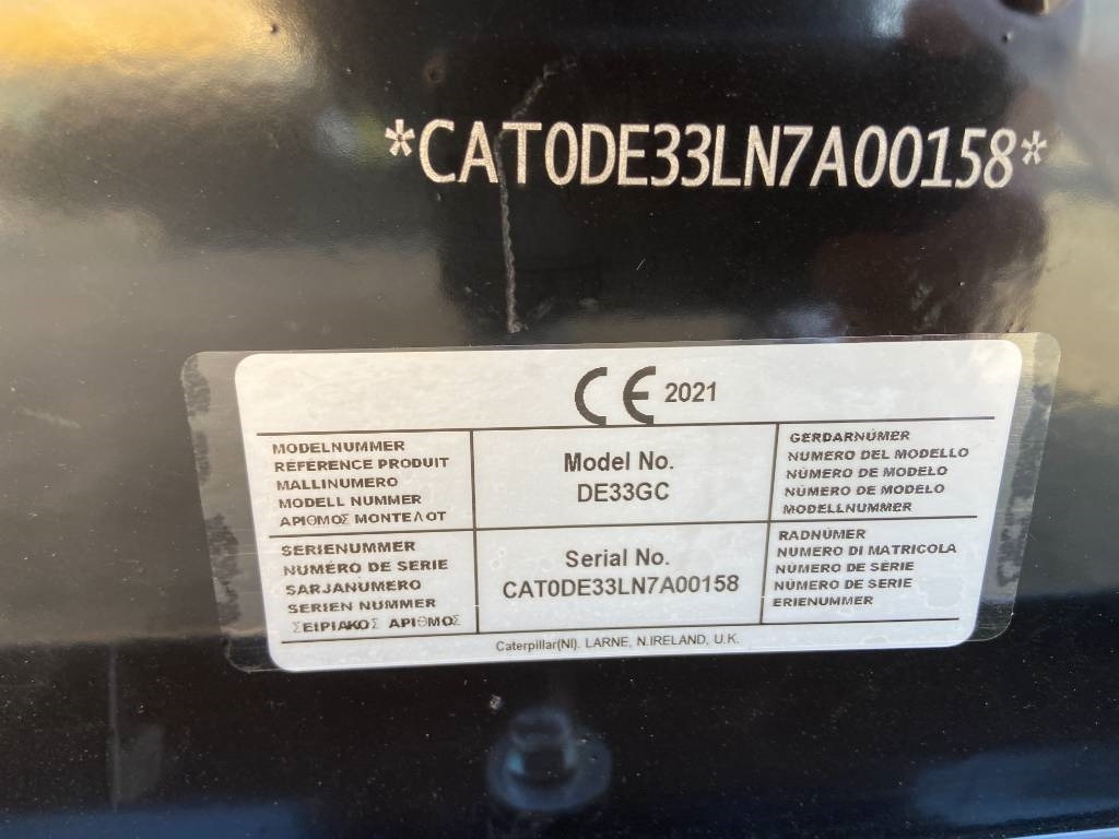 חָדָשׁ ערכת גנרטורים CAT DE33GC - 33 kVA Stand-by Generator Set - DPX-18204: תמונה 21