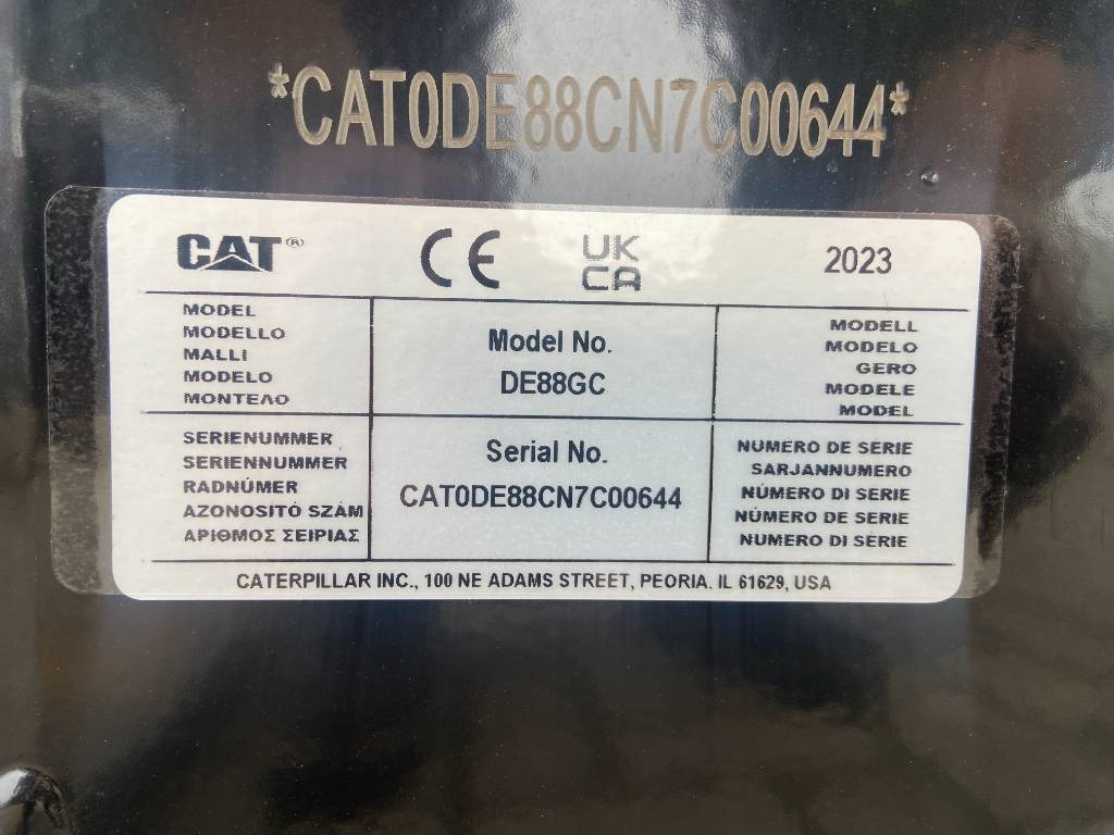 חָדָשׁ ערכת גנרטורים CAT DE88GC - 88 kVA Stand-by Generator Set - DPX-18207: תמונה 23