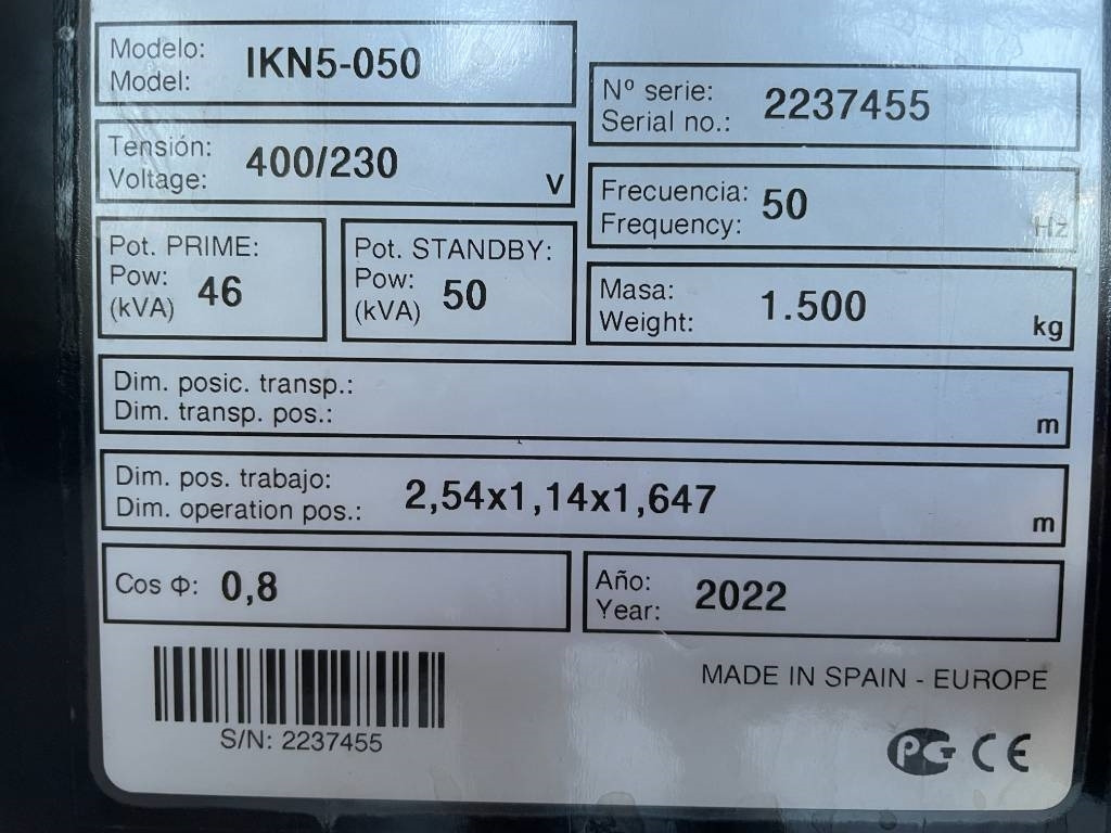 חָדָשׁ ערכת גנרטורים Kohler KDI2504T - 50 kVA Stage V Generator - DPX-19005: תמונה 6