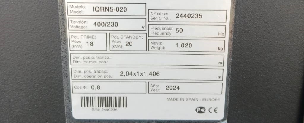 Kubota V2203M - 20 kVA Stage V - DPX-19003 - ערכת גנרטורים: תמונה 5 Kubota V2203M - 20 kVA Stage V - DPX-19003 - ערכת גנרטורים: תמונה 5