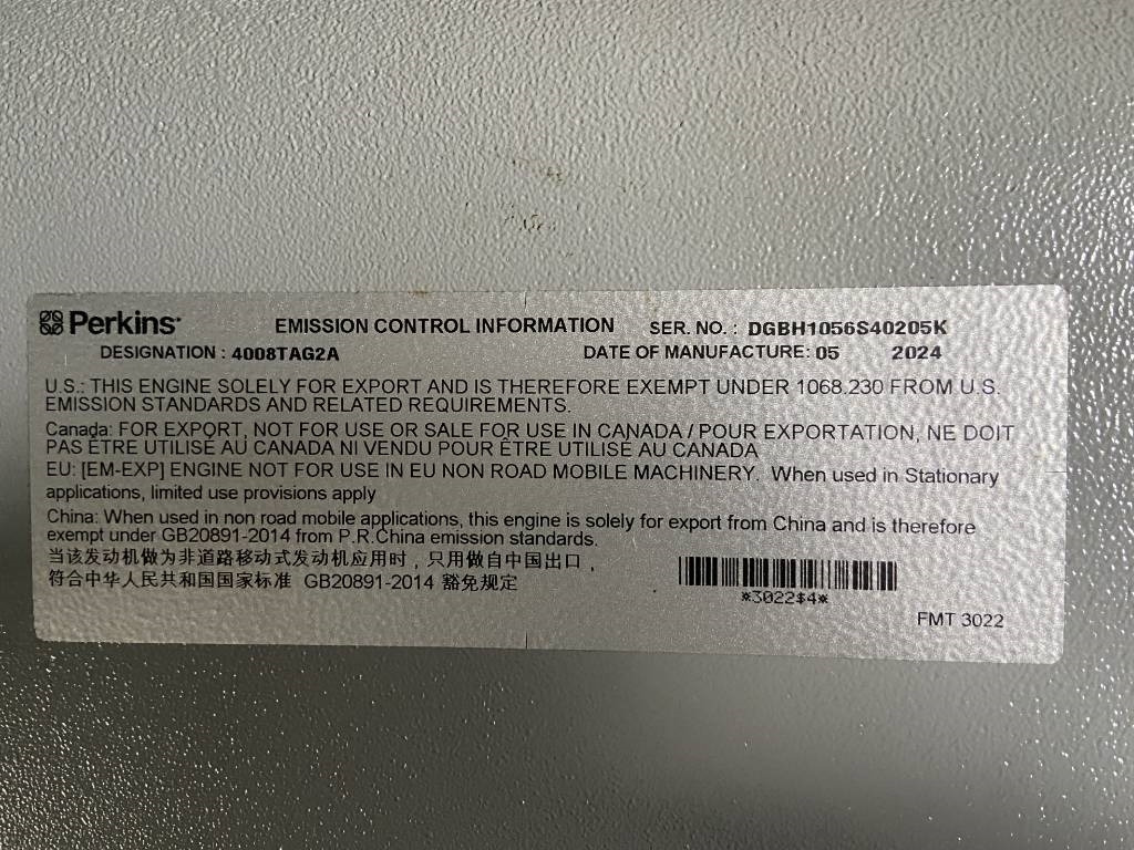חָדָשׁ ערכת גנרטורים Perkins 4008TAG2A - 1100 kVA Generator - DPX-19820: תמונה 10
