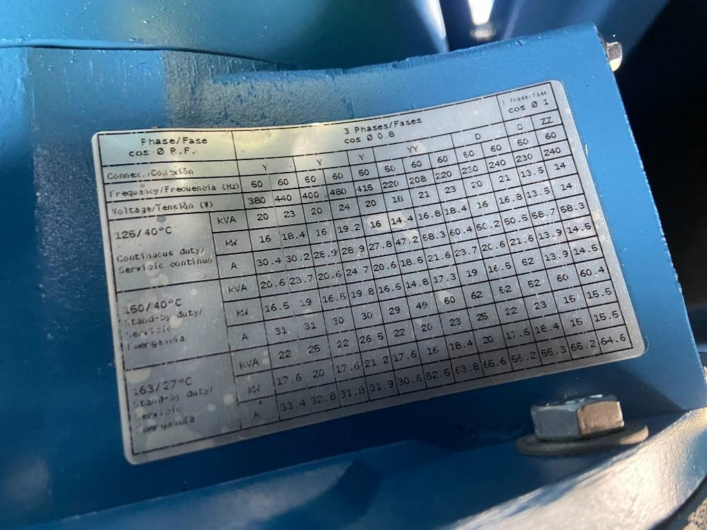 חָדָשׁ ערכת גנרטורים Sdmo K22 - 22 kVA Generator - DPX-17003: תמונה 14