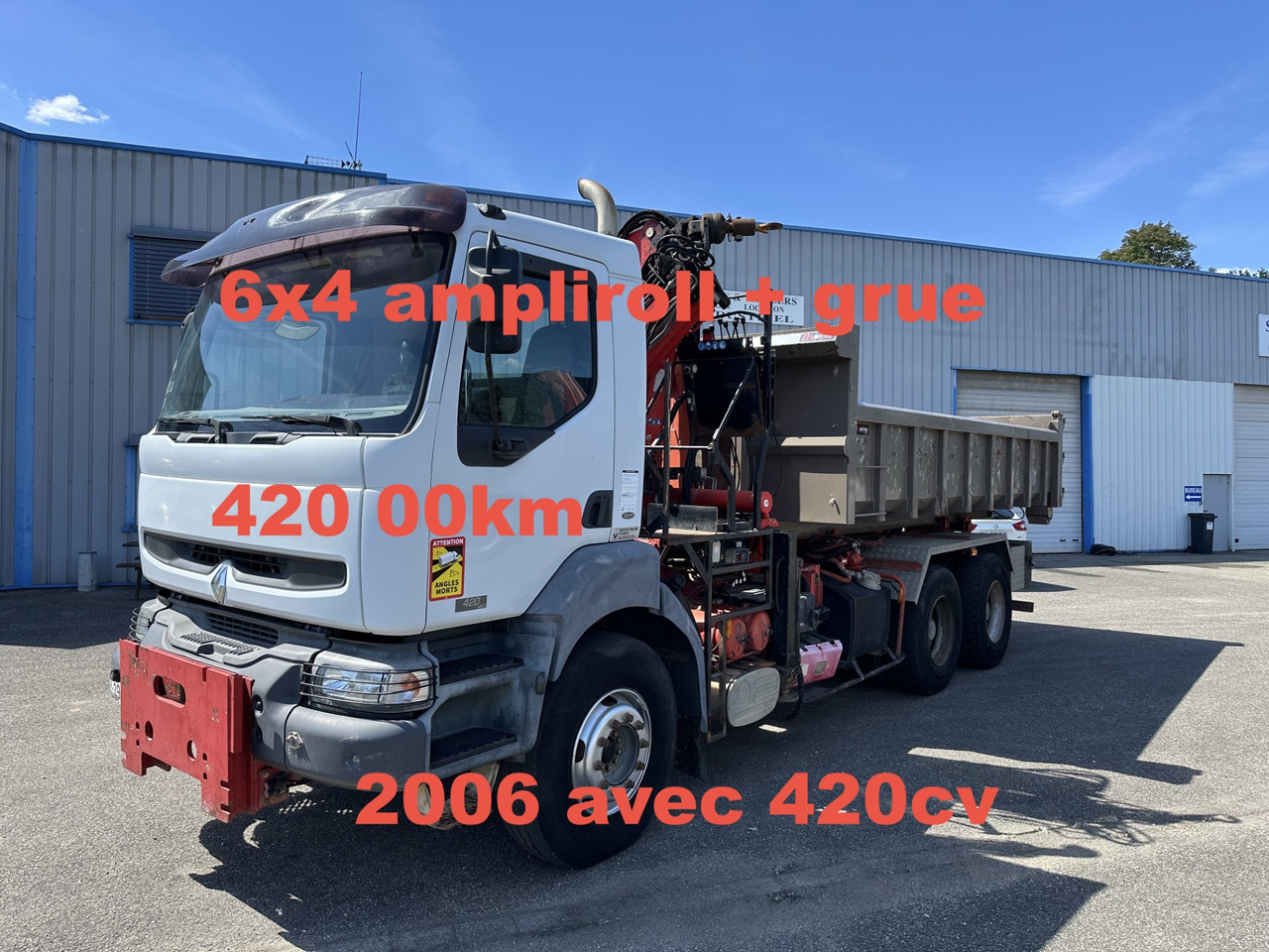 RENAULT KERAX 420DCI - משאית הרמת וו, משאית מנוף: תמונה 1 RENAULT KERAX 420DCI - משאית הרמת וו, משאית מנוף: תמונה 1