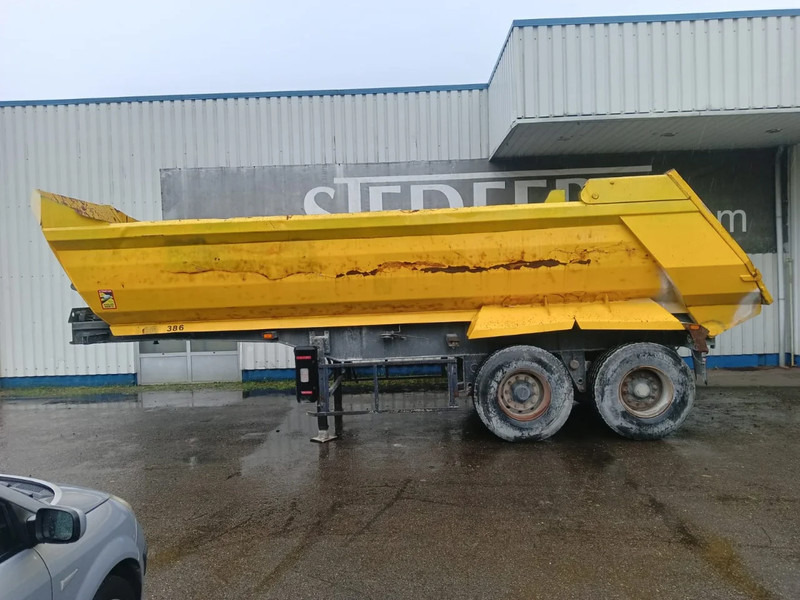 Fruehauf 2 Axle Steel Tipper , Spring Suspension , Drum Brakes - סמיטריילר עם מזהיר: תמונה 2 Fruehauf 2 Axle Steel Tipper , Spring Suspension , Drum Brakes - סמיטריילר עם מזהיר: תמונה 2