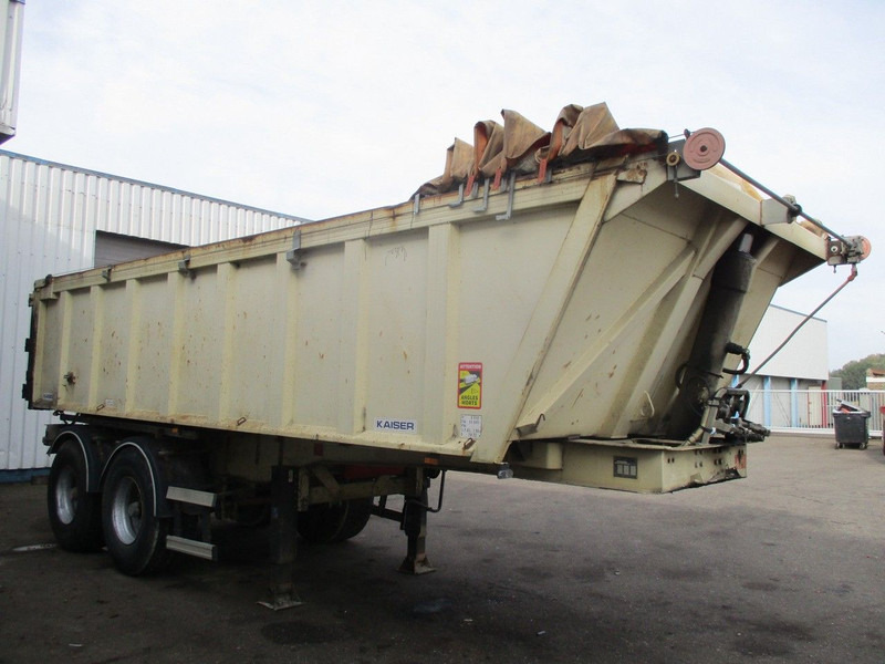 Kaiser 2 axle , Steel tipper trailer , Drum Brakes , Spring Suspension - סמיטריילר עם מזהיר: תמונה 4 Kaiser 2 axle , Steel tipper trailer , Drum Brakes , Spring Suspension - סמיטריילר עם מזהיר: תמונה 4