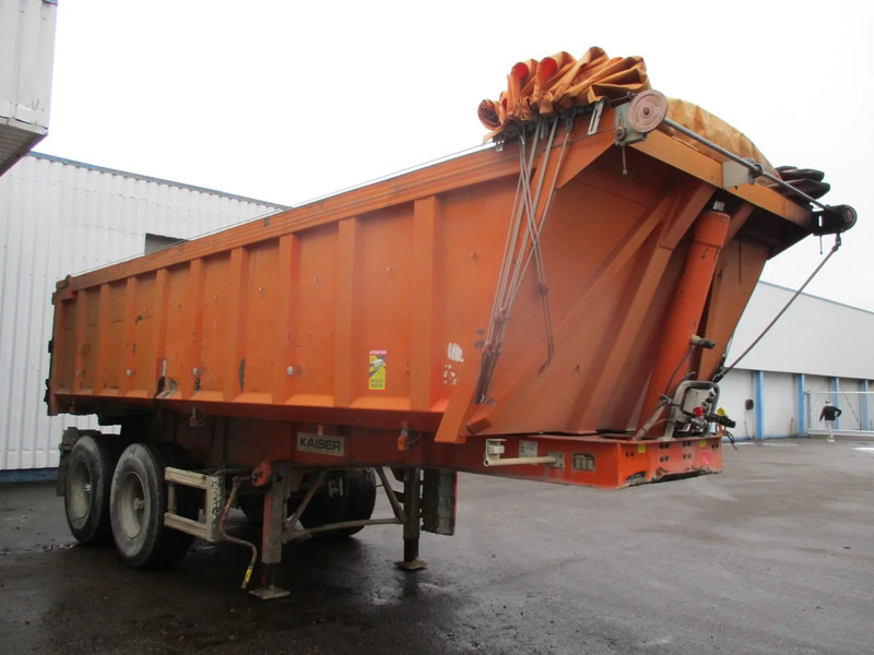 Kaiser 2 axle , steel tipper trailer , spring suspension , drum brakes - סמיטריילר עם מזהיר: תמונה 4 Kaiser 2 axle , steel tipper trailer , spring suspension , drum brakes - סמיטריילר עם מזהיר: תמונה 4