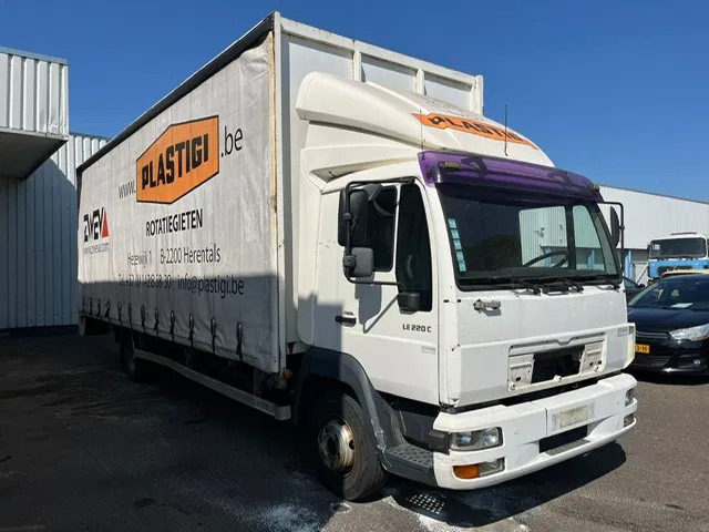 MAN LE 12 - 220C - משאית וילונות צד: תמונה 4 MAN LE 12 - 220C - משאית וילונות צד: תמונה 4
