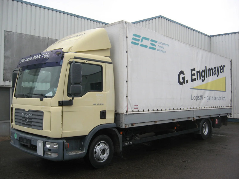 MAN TGL 12.210 , Manual , Retarder , 4x2 , Airco - משאית וילונות צד: תמונה 1 MAN TGL 12.210 , Manual , Retarder , 4x2 , Airco - משאית וילונות צד: תמונה 1