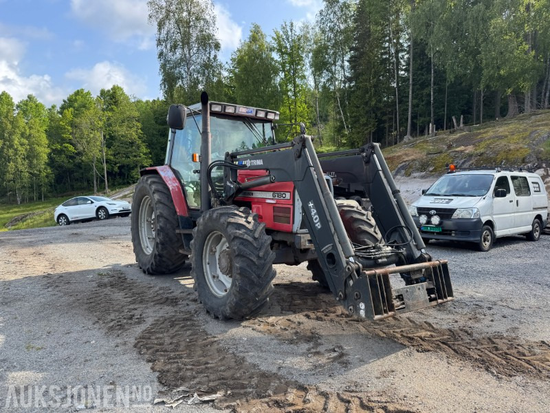 1998 Massey Ferguson 6180 Traktor med frontlaster og vendegir - טרקטור חקלאי: תמונה 4 1998 Massey Ferguson 6180 Traktor med frontlaster og vendegir - טרקטור חקלאי: תמונה 4