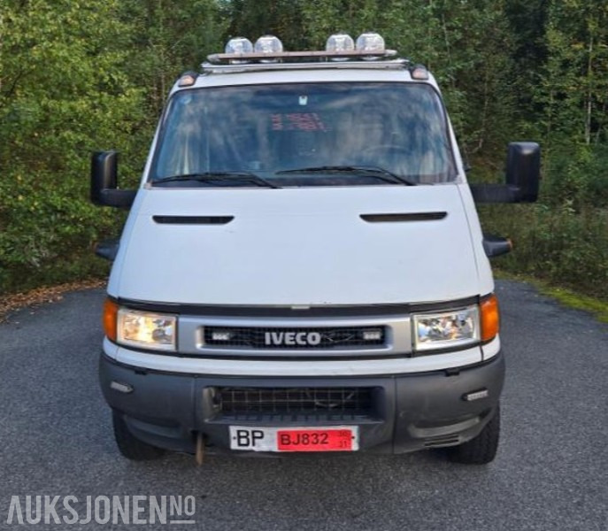 2003 Iveco Daily 55C15 Lastebil Kran Pallegaffel Rep.objekt - משאית צד נופל/ שטוחה: תמונה 3 2003 Iveco Daily 55C15 Lastebil Kran Pallegaffel Rep.objekt - משאית צד נופל/ שטוחה: תמונה 3
