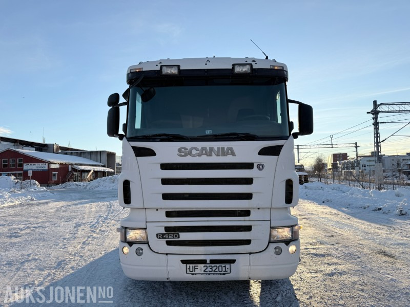 2004 Scania R420 6X2 Kranbil - HMF 1430 kran - NY EU! - משאית מנוף: תמונה 2 2004 Scania R420 6X2 Kranbil - HMF 1430 kran - NY EU! - משאית מנוף: תמונה 2