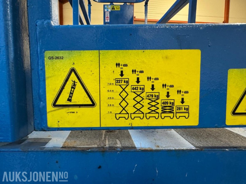 פלטפורמה אווירית 2006 Genie GS2632 sakselift / 10 meter: תמונה 24 פלטפורמה אווירית 2006 Genie GS2632 sakselift / 10 meter: תמונה 24