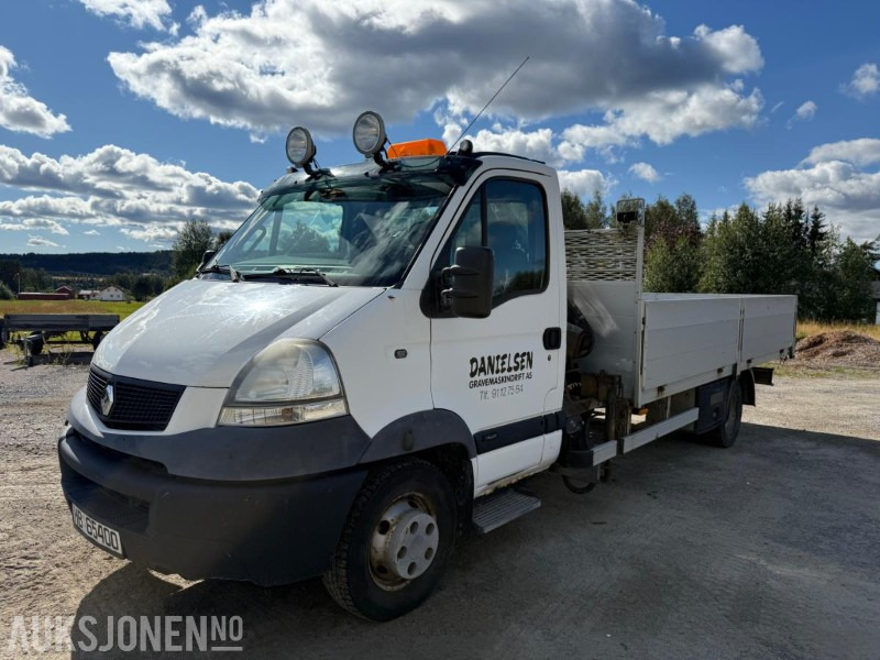 2006 Renault Mascott lett lastebil med plan og Hiab 035 kran Euro4 - משאית מנוף: תמונה 1 2006 Renault Mascott lett lastebil med plan og Hiab 035 kran Euro4 - משאית מנוף: תמונה 1