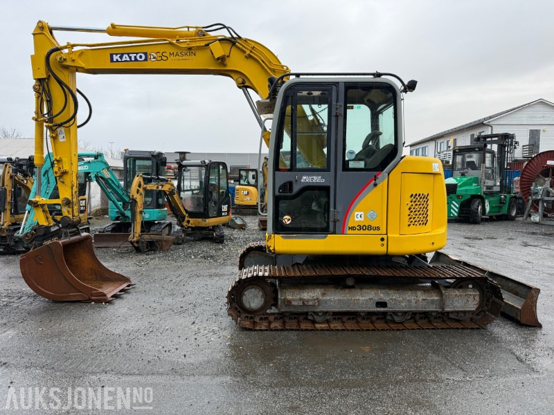 2008 Kato HD 308 US 8-tonns gravemaskin - Klepp hurtigfeste - Klepp graveskuff + pusseskuff m/tilt - 3927 timer - מחפר: תמונה 2 2008 Kato HD 308 US 8-tonns gravemaskin - Klepp hurtigfeste - Klepp graveskuff + pusseskuff m/tilt - 3927 timer - מחפר: תמונה 2