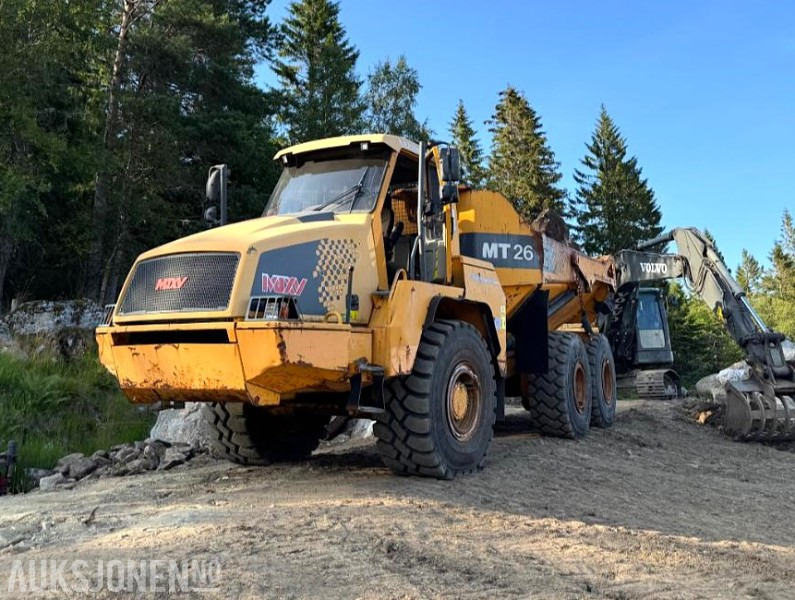 2008 Moxy MT26HL 6x6 – Dumper med hvite skilt – Leveres sertifisert - מסיר פסולת: תמונה 1 2008 Moxy MT26HL 6x6 – Dumper med hvite skilt – Leveres sertifisert - מסיר פסולת: תמונה 1