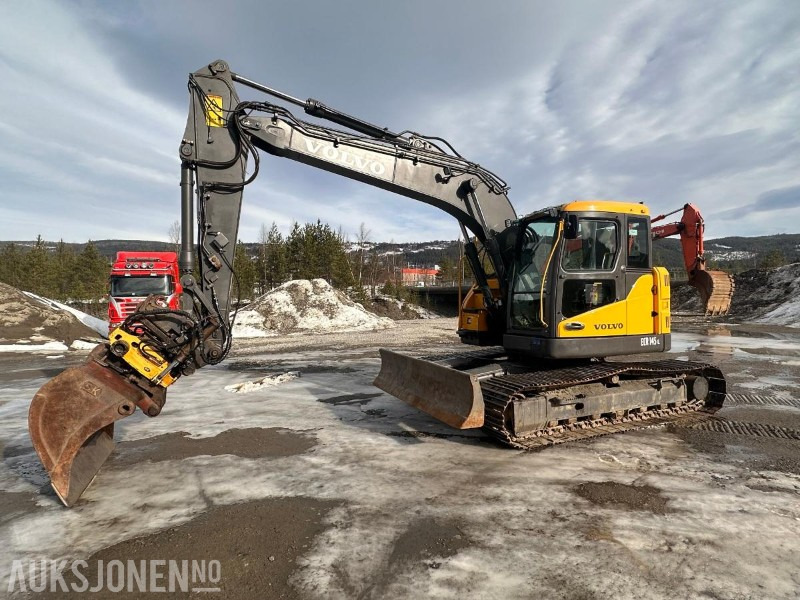 2008 Volvo ECR145C - Engcon tiltrotator - Puss og graveskuff. - מחפר: תמונה 3 2008 Volvo ECR145C - Engcon tiltrotator - Puss og graveskuff. - מחפר: תמונה 3
