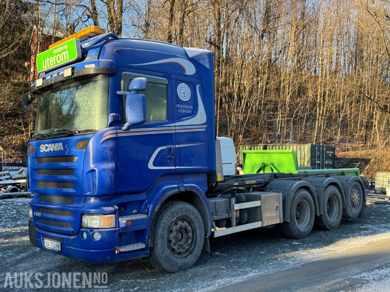 2009 Scania R480 krokbil / 4-akslet / Nylig EU-godkjent - משאית הרמת וו: תמונה 1 2009 Scania R480 krokbil / 4-akslet / Nylig EU-godkjent - משאית הרמת וו: תמונה 1