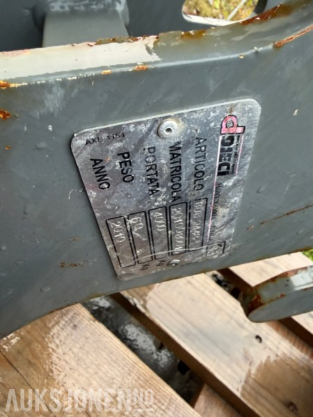 2010 Dieci BUB 2448 lastekrok 4 tonn - צרופה עבור מכונת בנייה: תמונה 4 2010 Dieci BUB 2448 lastekrok 4 tonn - צרופה עבור מכונת בנייה: תמונה 4