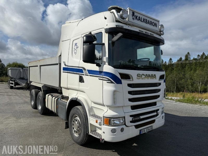 2011 Scania R620 6X4 Tippbil med 2005 Carnehl trippelkjerre - מזהיר: תמונה 2 2011 Scania R620 6X4 Tippbil med 2005 Carnehl trippelkjerre - מזהיר: תמונה 2