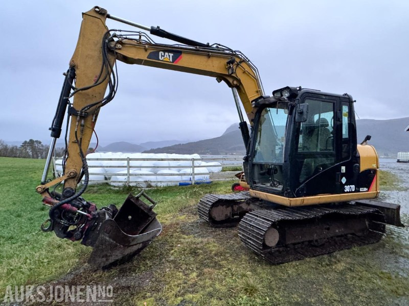 2012 Cat 307D gravemaskin - Tiltrotator - Bunkringspumpe - Sentralsmøring - 3 skuffer - Sertifisert - מחפר: תמונה 1 2012 Cat 307D gravemaskin - Tiltrotator - Bunkringspumpe - Sentralsmøring - 3 skuffer - Sertifisert - מחפר: תמונה 1