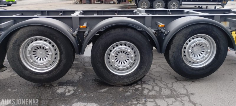 קרון נגרר 2012 HFR KM 24 - Nyoppusset containerhenger: תמונה 7