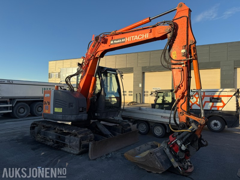 2012 Hitachi ZX 85US-3 - ROTOTILT - SENTRALSMØRING - BUNKRINGSPUMPE - מחפר: תמונה 2 2012 Hitachi ZX 85US-3 - ROTOTILT - SENTRALSMØRING - BUNKRINGSPUMPE - מחפר: תמונה 2