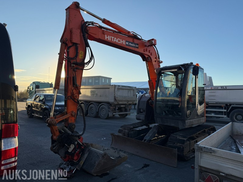 2012 Hitachi ZX 85US-3 - ROTOTILT - SENTRALSMØRING - BUNKRINGSPUMPE - מחפר: תמונה 1 2012 Hitachi ZX 85US-3 - ROTOTILT - SENTRALSMØRING - BUNKRINGSPUMPE - מחפר: תמונה 1