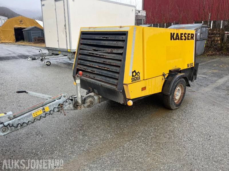 2012 Kaeser M 80 tilhenger kompressor med 2654 timer - ציוד בנייה: תמונה 1 2012 Kaeser M 80 tilhenger kompressor med 2654 timer - ציוד בנייה: תמונה 1