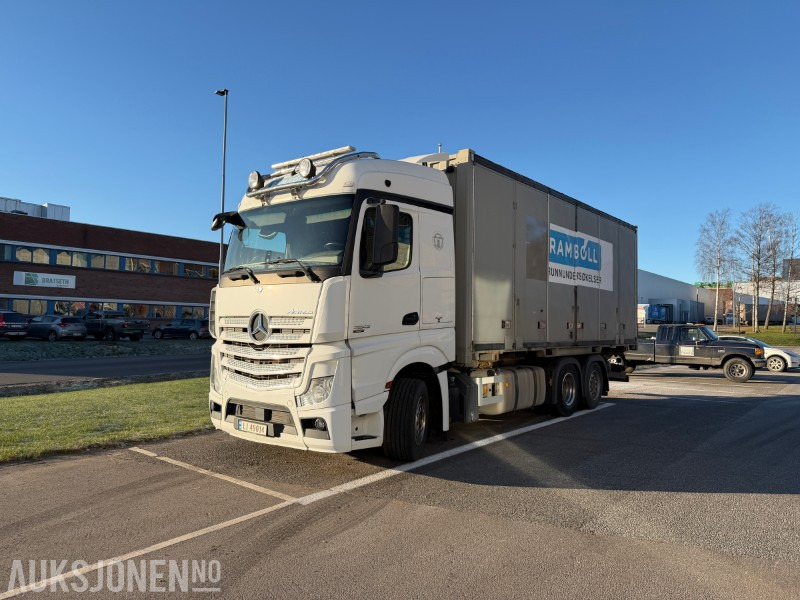2012 Mercedes-Benz ACTROS 2545 Containerbil - EU godkjent til Juli 2026 - Ryggekamera - מוביל מכולות/ משאית החלפת גוף: תמונה 1 2012 Mercedes-Benz ACTROS 2545 Containerbil - EU godkjent til Juli 2026 - Ryggekamera - מוביל מכולות/ משאית החלפת גוף: תמונה 1