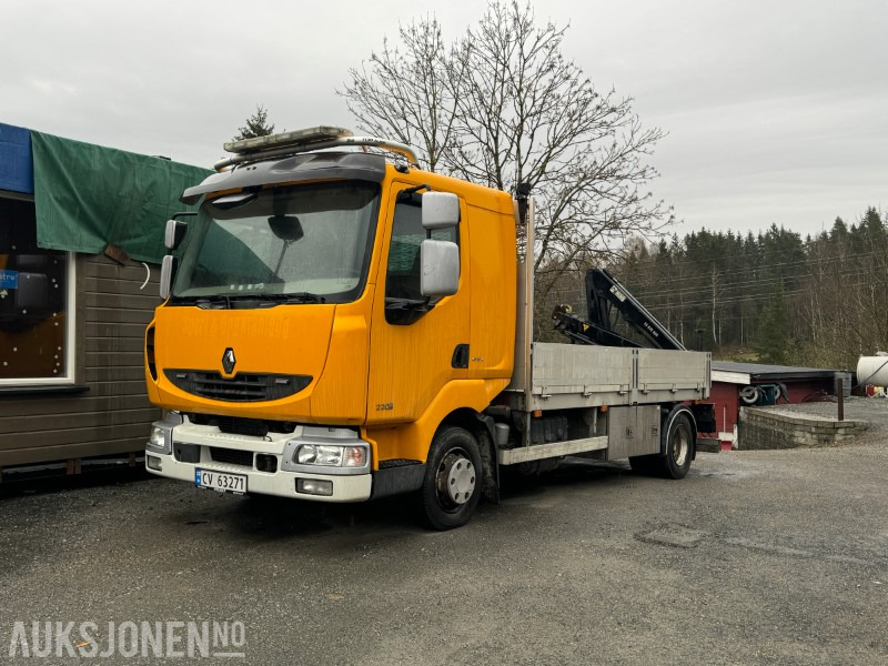 2012 Renault Midlum kranbil - משאית מנוף: תמונה 1 2012 Renault Midlum kranbil - משאית מנוף: תמונה 1