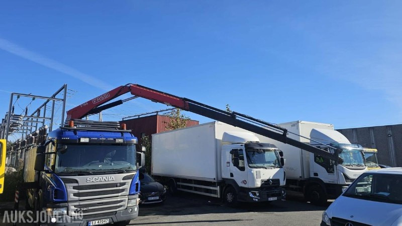 2012 Scania P-serie P320 kranbil med bakløft - משאית מנוף: תמונה 2 2012 Scania P-serie P320 kranbil med bakløft - משאית מנוף: תמונה 2