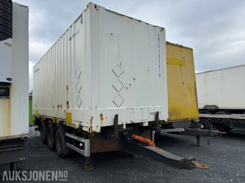 2013 HFR trippelkjerre med container - קרון נגרר: תמונה 2 2013 HFR trippelkjerre med container - קרון נגרר: תמונה 2