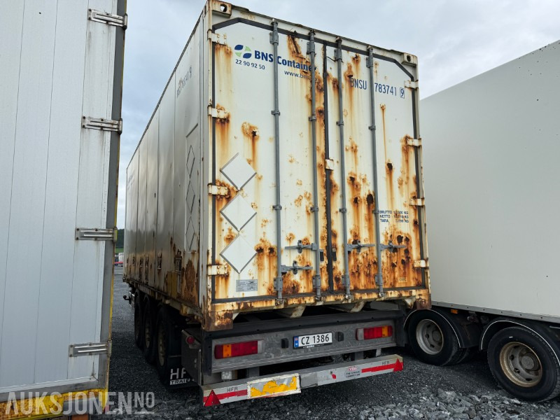 2013 HFR trippelkjerre med container - קרון נגרר: תמונה 4 2013 HFR trippelkjerre med container - קרון נגרר: תמונה 4