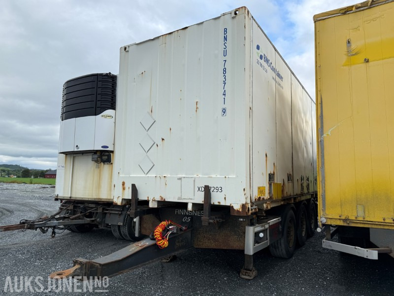 2013 HFR trippelkjerre med container - קרון נגרר: תמונה 1 2013 HFR trippelkjerre med container - קרון נגרר: תמונה 1