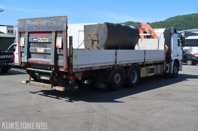 2013 Mercedes-Benz ACTROS 2536 med Palfinger PK165502 kran og baklift - משאית מנוף: תמונה 5 2013 Mercedes-Benz ACTROS 2536 med Palfinger PK165502 kran og baklift - משאית מנוף: תמונה 5