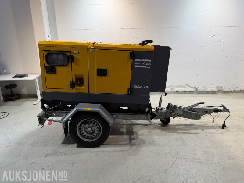2014 Atlas Copco QAS 20 TR tilhengermontert aggregat - 20 KVA / 16 kW - ציוד בנייה: תמונה 5 2014 Atlas Copco QAS 20 TR tilhengermontert aggregat - 20 KVA / 16 kW - ציוד בנייה: תמונה 5