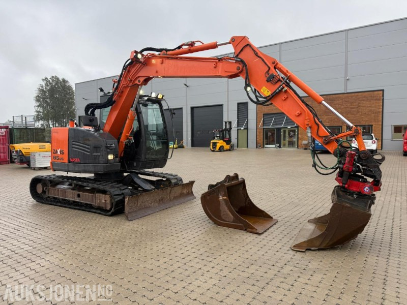 2014 Hitachi Zaxis 85US BELTEGRAVER SERVICEAVTALE ROTOTILT SENTRALSMØRING 2 SKUFFER. - מחפר: תמונה 2 2014 Hitachi Zaxis 85US BELTEGRAVER SERVICEAVTALE ROTOTILT SENTRALSMØRING 2 SKUFFER. - מחפר: תמונה 2