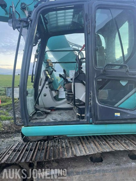 2014 Kobelco sk140srlc-3 gravemaskin Hk feste s60 Engcon tiltrotator 3 skuffer Sentralsmøring - מחפר: תמונה 5 2014 Kobelco sk140srlc-3 gravemaskin Hk feste s60 Engcon tiltrotator 3 skuffer Sentralsmøring - מחפר: תמונה 5