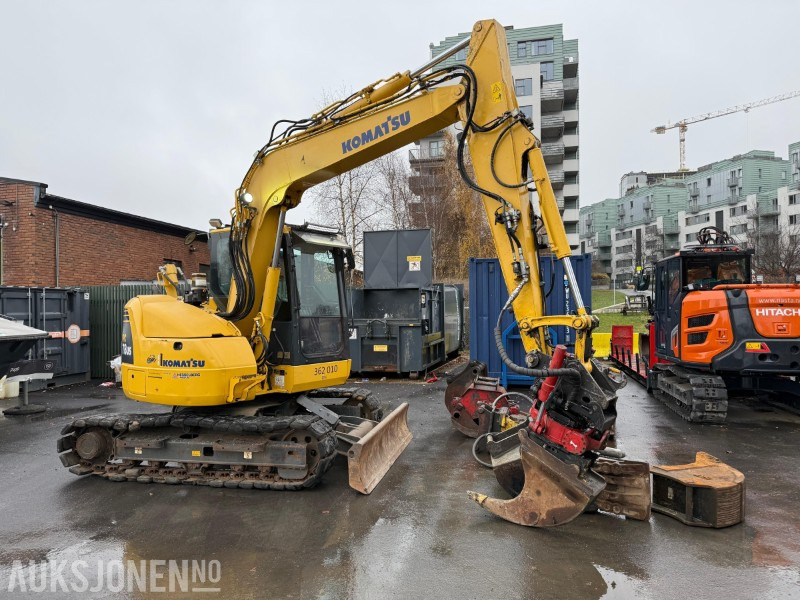 2014 Komatsu PC78US-8 gravemaskin med MYE utstyr, lavt timetall, tiltrotator, Ripper, 5x skuffer, pigghammer, klype - מחפר: תמונה 5 2014 Komatsu PC78US-8 gravemaskin med MYE utstyr, lavt timetall, tiltrotator, Ripper, 5x skuffer, pigghammer, klype - מחפר: תמונה 5
