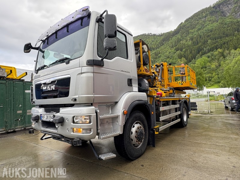 2014 MAN TGM 18.340 Normet Esslift 810 liftbil - 15 888 km - כלי רכב עירוני/ מיוחד: תמונה 1 2014 MAN TGM 18.340 Normet Esslift 810 liftbil - 15 888 km - כלי רכב עירוני/ מיוחד: תמונה 1