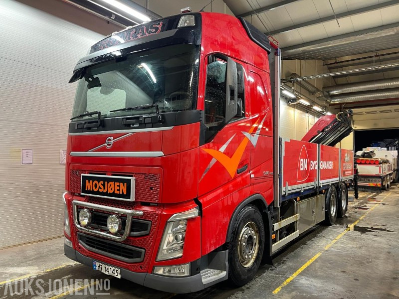 2014 Volvo FH540 6X2 Planbil med HMF 2120 kran, Eu godkjent til 31.05.2026 - משאית מנוף: תמונה 1 2014 Volvo FH540 6X2 Planbil med HMF 2120 kran, Eu godkjent til 31.05.2026 - משאית מנוף: תמונה 1
