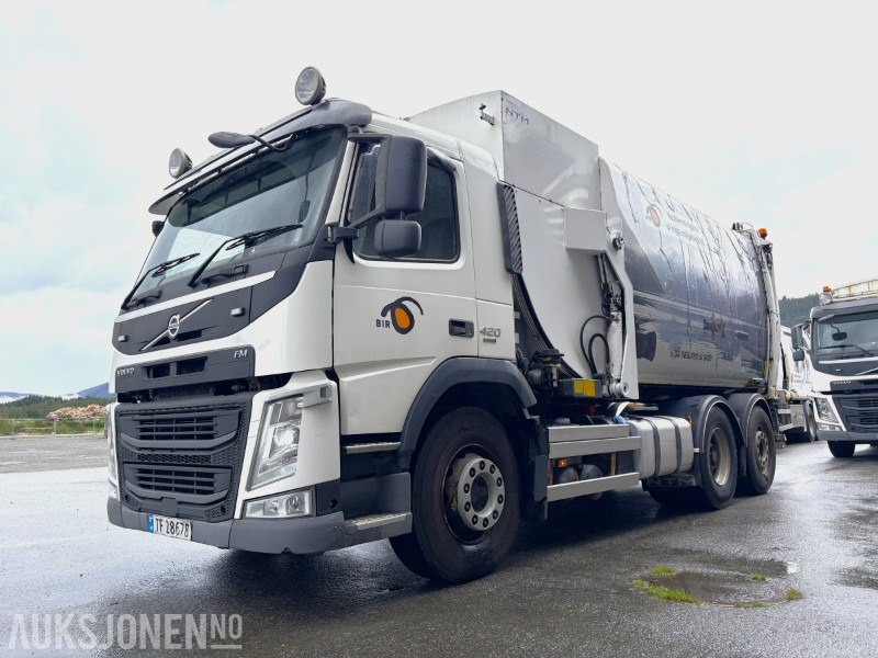 2014 Volvo FM420 EURO 6 sidelaster / komprimatorbil / renovasjonsbil - leveres med ny EU godkjenning - משאית אשפה: תמונה 1 2014 Volvo FM420 EURO 6 sidelaster / komprimatorbil / renovasjonsbil - leveres med ny EU godkjenning - משאית אשפה: תמונה 1
