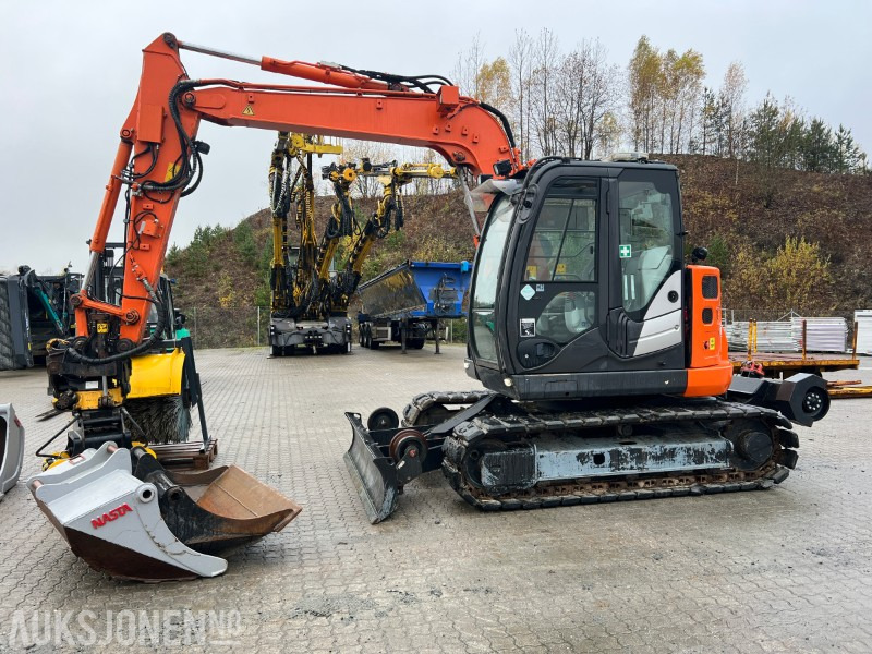 2015 Hitachi ZX-85-US-5 - Rail maskin med mye utstyr! - מחפר: תמונה 2 2015 Hitachi ZX-85-US-5 - Rail maskin med mye utstyr! - מחפר: תמונה 2